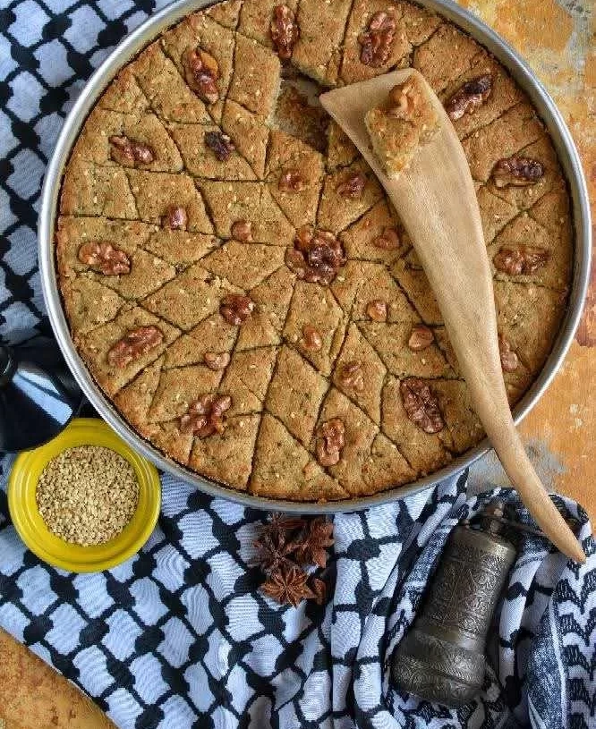 تعرفى على طريقة تحضير اليانسونية الفلسطينية( هريسة اليانسون) 19 - جريدة المساء