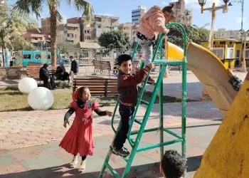 إقبال كثيف على الحدائق والمتنزهات في المنوفية 27 - جريدة المساء