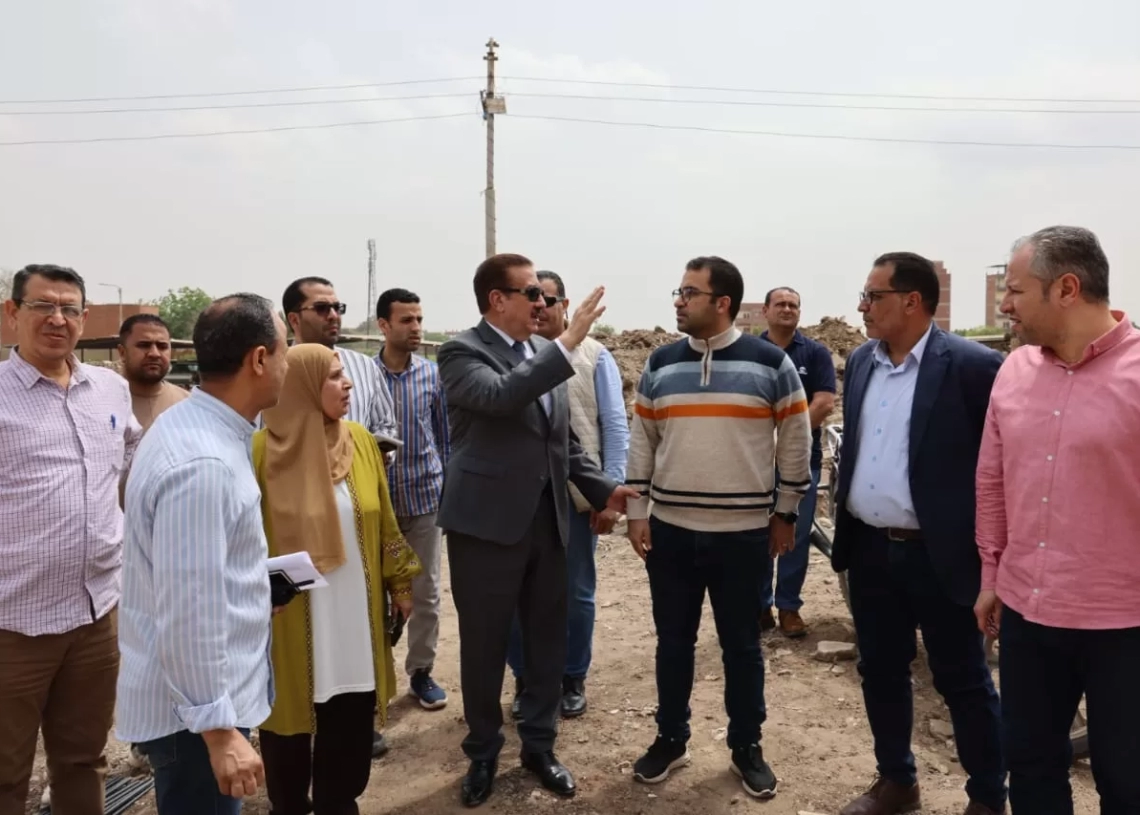 محافظ المنوفية يتفقد إنشاءات المدارس الجديدة بشبين الكوم والبتانون باستثمارات 120 مليون جنيه 19 - جريدة المساء