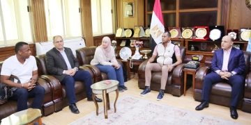 محافظ كفرالشيخ يستقبل وزير الزراعة والثروة الحيوانية بجمهورية مدغشقر 1 - جريدة المساء