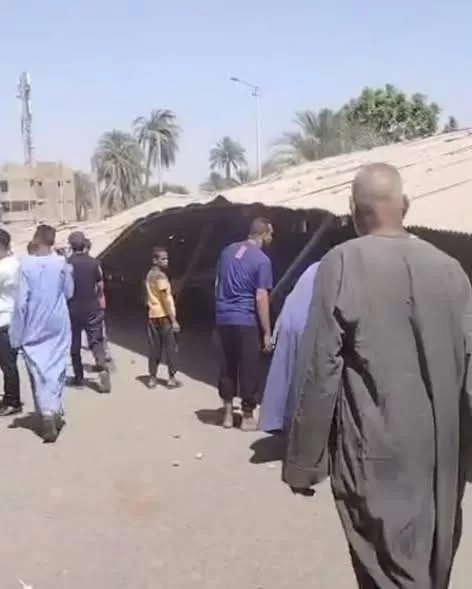 تشكيل لجنة لحصر الأضرار ومعالجة تداعيات انهيار تندات موقف السيارات بقوص  17 - جريدة المساء