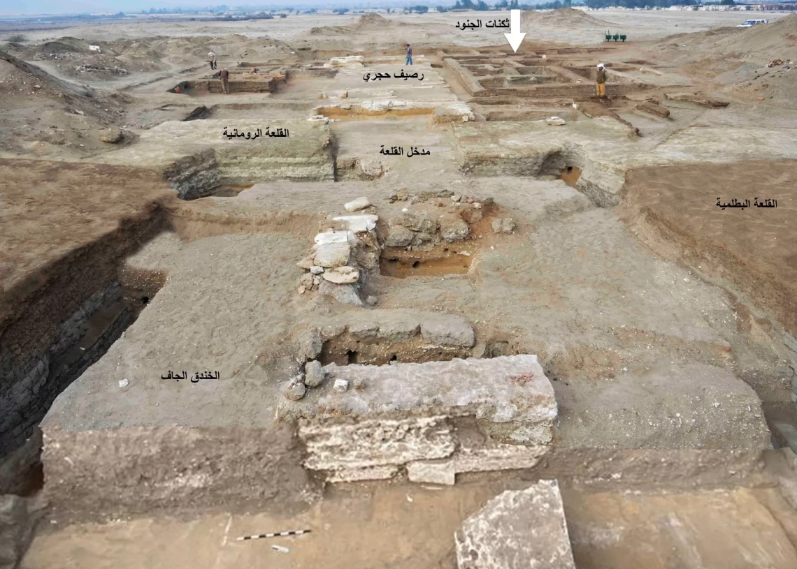 قلعة أثرية..فى سيناء الشمالية.. العثور على بقايا تحصينات عسكرية ووحدات سكنية للجنود ..من العصر البطلمى.. وزير السياحة : الكشف يؤكد أهمية الموقع .. كمركز عسكرى وصناعى 16 - جريدة المساء