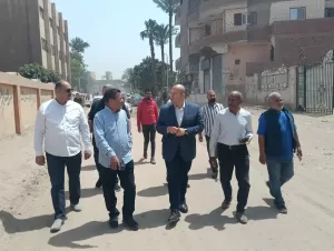 نائب محافظ الجيزة يتفقد الوحدة المحلية لقرية المنوات بأبو النمرس: وصلات الصرف المنزلية قريبا 37 - جريدة المساء