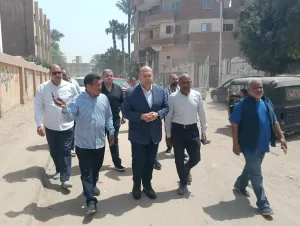 نائب محافظ الجيزة يتفقد الوحدة المحلية لقرية المنوات بأبو النمرس: وصلات الصرف المنزلية قريبا 35 - جريدة المساء