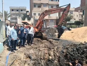 نائب محافظ الجيزة يتفقد الوحدة المحلية لقرية المنوات بأبو النمرس: وصلات الصرف المنزلية قريبا 29 - جريدة المساء