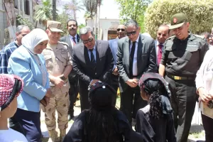 مدير تعليم الجيزة يستقبل السكرتير المساعد للمحافظة في مهرجان إبداع ختام الأنشطة 33 - جريدة المساء