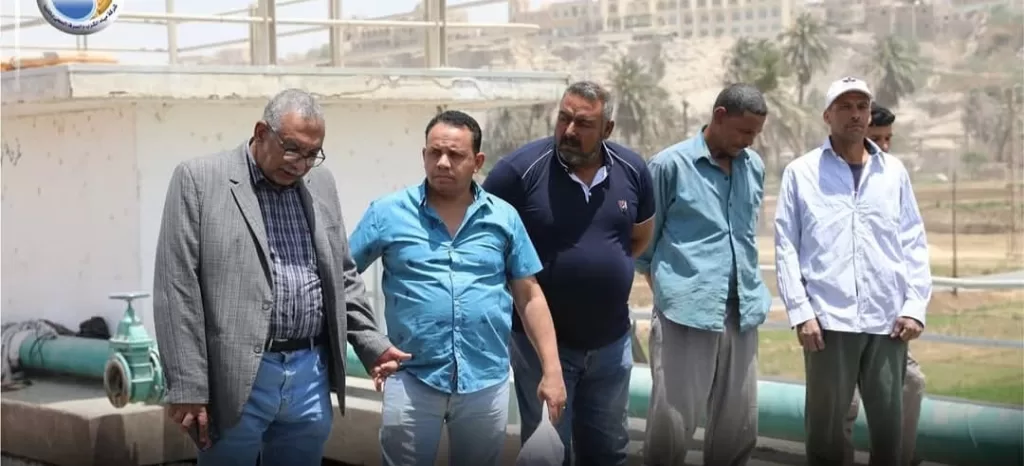 رئيس مياه المنيا يتابع توسعات محطة جبل الطير 19 - جريدة المساء