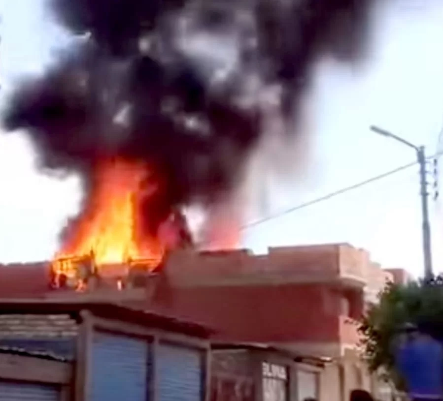 عودة الحياة لطبيعتها بحي القنطرة البيضاء بعد حريق هائل نجم عن أسلاك الضغط العالي 19 - جريدة المساء