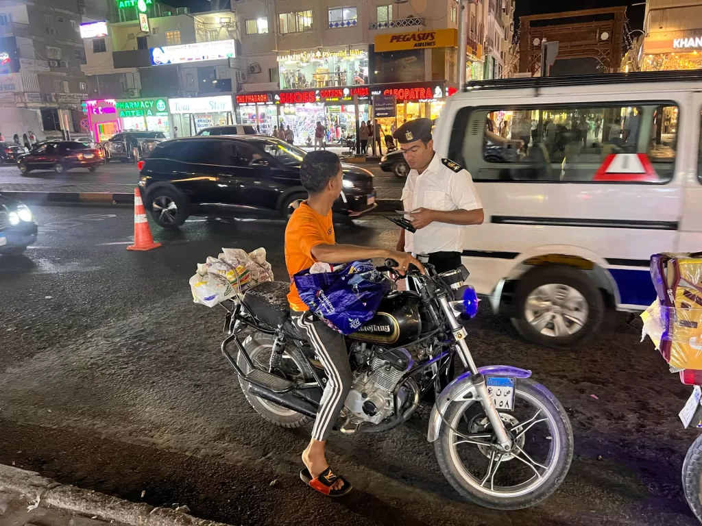 مرور البحر الأحمر يشّن حملة كبرى لضبط الموتوسيكلات المخالفة 21 - جريدة المساء