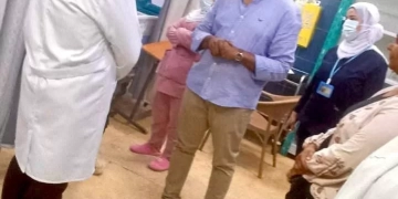وكيل وزارة الصحة بالبحر الأحمر يتفقد مستشفى الغردقة العام 1 - جريدة المساء