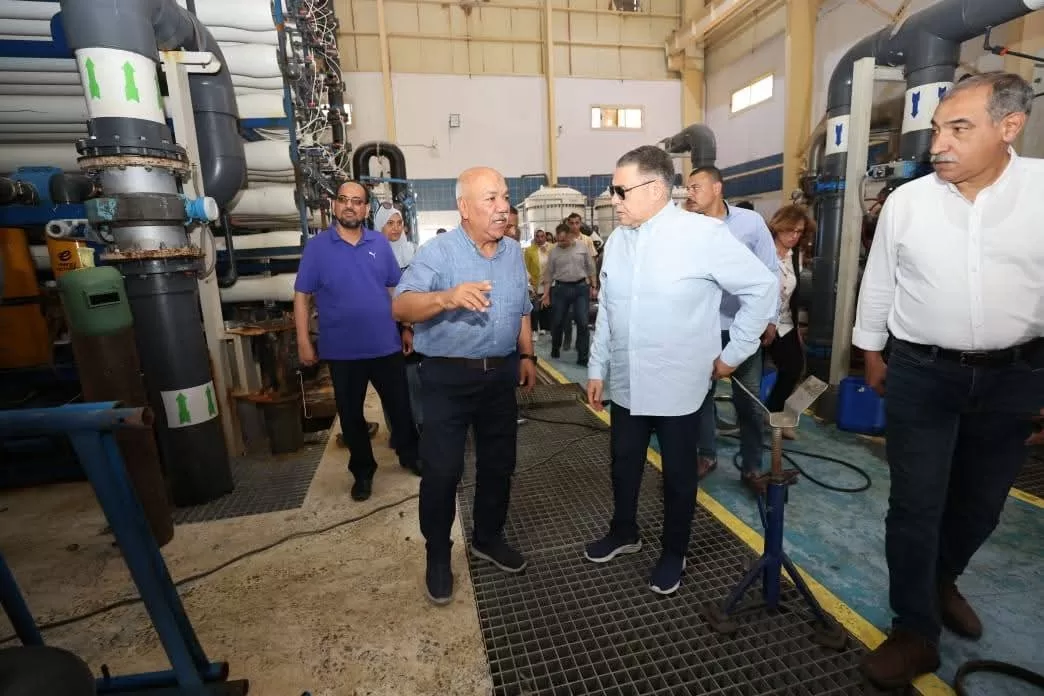 محافظ البحر الأحمر يتفقد محطة مياه "اليسر" للتأكد من جاهزيتها لمواجهة الطلب الصيفي   21 - جريدة المساء
