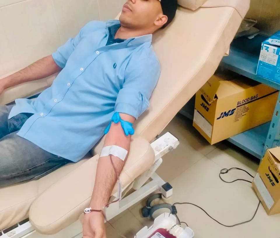 طلاب التربية العسكرية بجامعة كفر الشيخ يتبرعون بالدم لدعم المستشفى الجامعي 19 - جريدة المساء