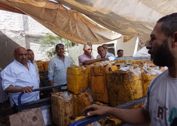 محافظة الجيزة تغلق منشأة مخالفة لإعادة تدوير الزيوت المستخدمة بأوسيم 21 - جريدة المساء