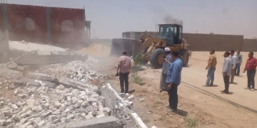 إزالة 23 حالة بناء مخالف بمركز أبوتشت 1 - جريدة المساء