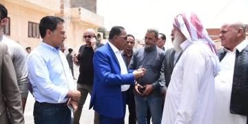 محافظ مطروح يواصل جولاته الميدانية لمتابعة المشروعات الخدمية 1 - جريدة المساء