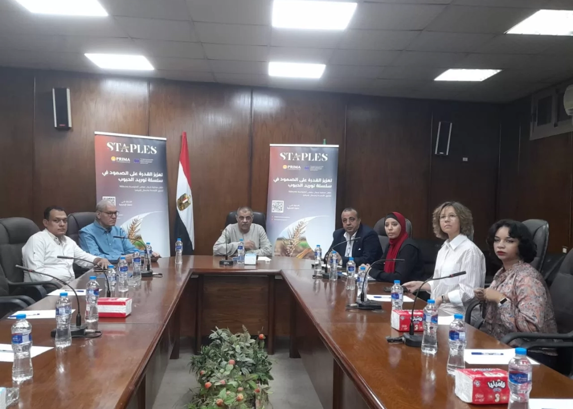 وفد من مشروع STAPLES يزور غرفة الفيوم التجارية لدعم صمود سلسلة توريد الحبوب بدول المتوسط 18 - جريدة المساء وفد من مشروع STAPLES يزور غرفة الفيوم التجارية لدعم صمود سلسلة توريد الحبوب بدول المتوسط 17 - جريدة المساء