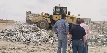 حملات مكثفة بمدينة الحمام لاسترداد أراضي الدولة وإزالة التعديات ضمن الموجة 26 1 - جريدة المساء