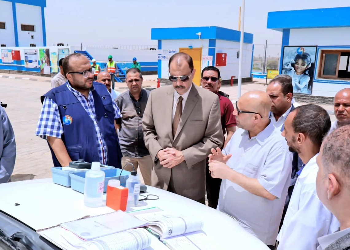 محافظ سوهاج يتفقد محطة مياه "الأحايوة" المدمجة بمركز أخميم 19 - جريدة المساء