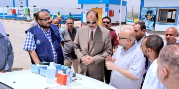 محافظ سوهاج يتفقد محطة مياه "الأحايوة" المدمجة بمركز أخميم 1 - جريدة المساء