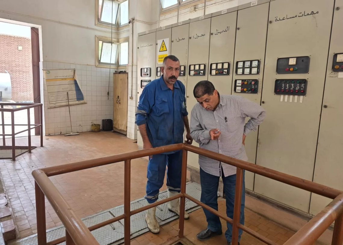 رئيس "مياه المنوفية" يتفقد محطات الباجور وأشمون 19 - جريدة المساء