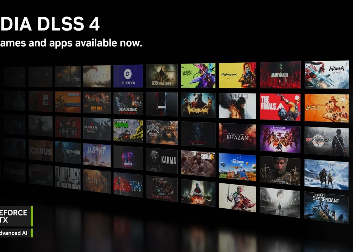 NVIDIA تطلق قائمة  العاب الكترونية وتطبيقات جديدة بدعم DLSS 15 - جريدة المساء