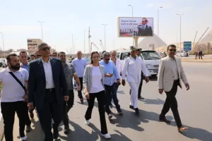 محافظ الجيزة يتفقد أعمال التطوير بمحيط المتحف المصري الكبير (صور) 27 - جريدة المساء