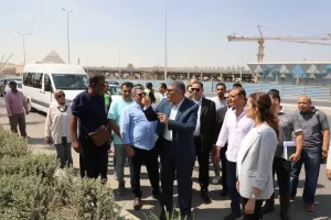 محافظ الجيزة يتفقد أعمال التطوير بمحيط المتحف المصري الكبير (صور) 31 - جريدة المساء