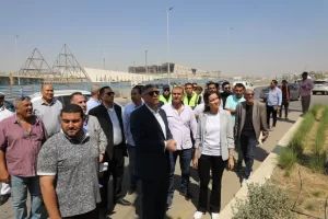 محافظ الجيزة يتفقد أعمال التطوير بمحيط المتحف المصري الكبير (صور) 37 - جريدة المساء