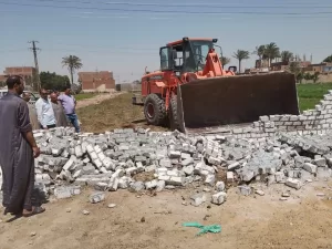بالصور.. إزالة ٣٥ حالة تعدٍّ على الأراضي الزراعية بقري مركز البدرشين 33 - جريدة المساء