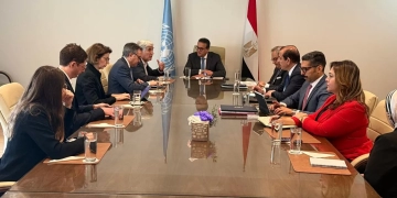 على هامش الدورة الـ 78 لجمعية الصحة العالمية بمدينة «جنيف» ..وزير الصحة التقي برئيس مجلس إدارة التحالف العالمي للقاحات والتطيعمات (جافي) 1 - جريدة المساء