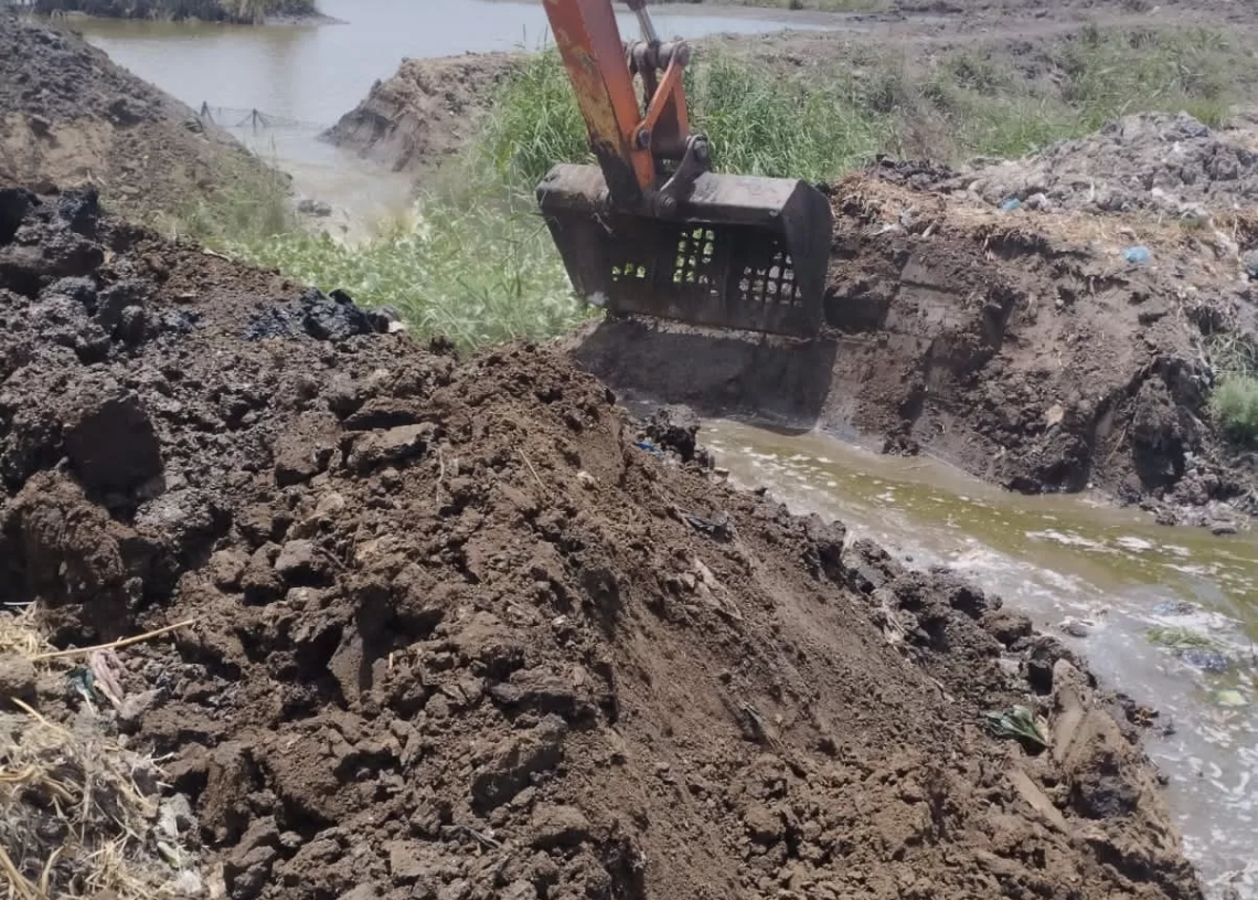 إزالة 7 تعديات لمزارع سمكية مخالفة على مصرف بحر البقر جنوب بورسعيد 19 - جريدة المساء