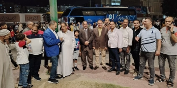 دموع الفرح تودع الحجاج من كورنيش المنيا إلى بيت الله الحرام 1 - جريدة المساء