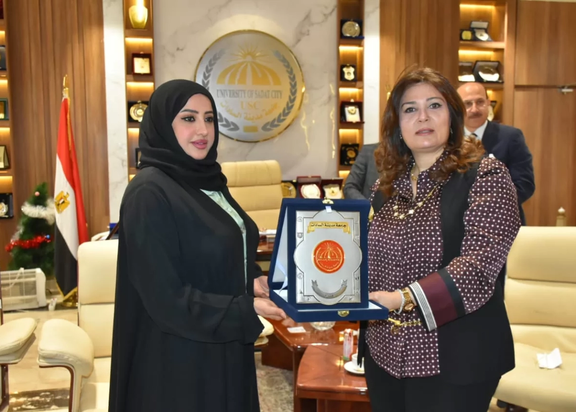 رئيس جامعة مدينة السادات تستقبل المستشار الثقافي لسفارة البحرين لبحث سبل التعاون في كل المجالات التعليمية والبحثية 19 - جريدة المساء