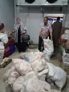ضبط ٢٥ طنًّا من اللحوم والدواجن الفاسدة بعدة مناطق بالجيزة 43 - جريدة المساء