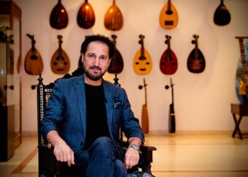 نصير شمة يغني لبغداد ولوحاته تتحول لتصميمات عالمية 16 - جريدة المساء