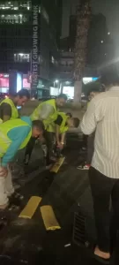 منعا للحوادث.. تنفيذ مطبّات تهدئة بعدد من النقاط بشارع جامعة الدول العربية 21 - جريدة المساء