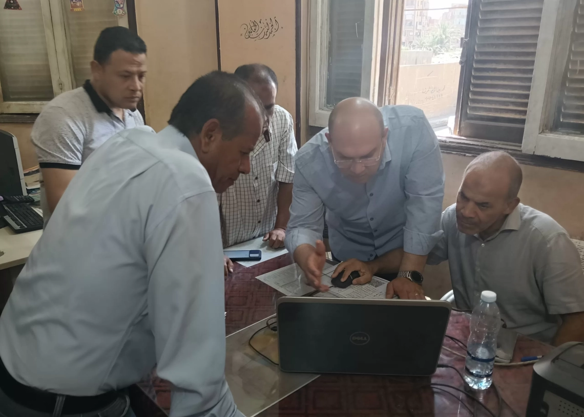 نائب محافظ الجيزة يناقش التصميمات الإنشائية لمبني مجلس مدينة البدرشين الجديد 19 - جريدة المساء