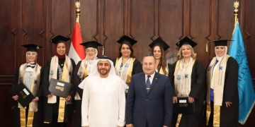جامعة الإسكندرية وجامعة حمدان بن محمد الذكية تحتفلان بتخريج أول دفعة من برنامج "ماجستير العلوم في إدارة الإبداع والتغيير" 1 - جريدة المساء