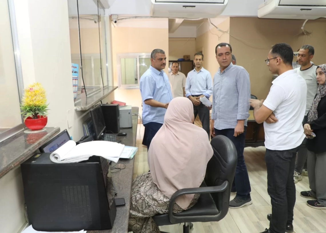 "النمر" يتابع انتظام العمل بالمركز التكنولوجي والحالة العامة للنظافة والإشغالات.. بشبين الكوم 19 - جريدة المساء