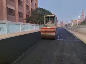 شريان جديد يربط قرى منشأة القناطر.. رصف وتطوير طريق بهرمس 22 - جريدة المساء