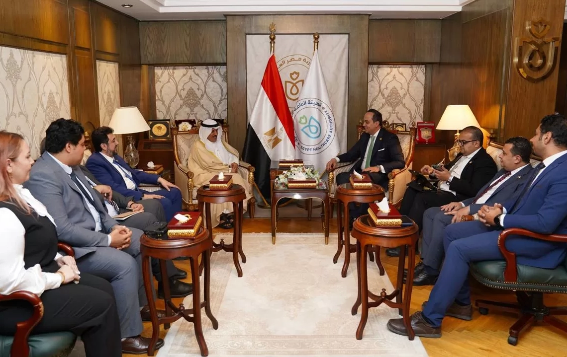 رئيس هيئة الرعاية الصحية التقى برئيس الاتحاد العربي لإدارة الطوارئ والأزمات لبحث سبل التعاون المشترك 19 - جريدة المساء