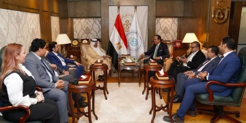 رئيس هيئة الرعاية الصحية التقى برئيس الاتحاد العربي لإدارة الطوارئ والأزمات لبحث سبل التعاون المشترك 1 - جريدة المساء