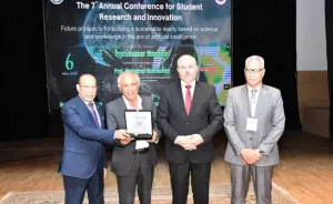 إنطلاق فعاليات المؤتمر السابع للبحوث الطلابية والإبداع بجامعة القناة 5 - جريدة المساء