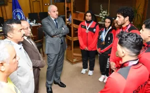 جامعة القناة تكرم أبطال كلية علوم الرياضة الفائزين بذهبيات إفريقيا  19 - جريدة المساء