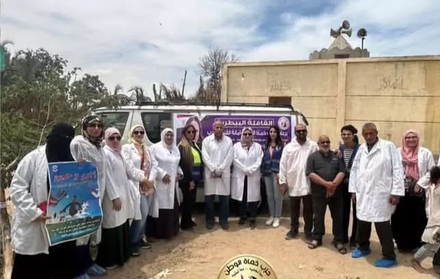 قافلة بيطرية مجانية لحزب حماة الوطن بأبوخليفة بالقنطرة غرب 19 - جريدة المساء