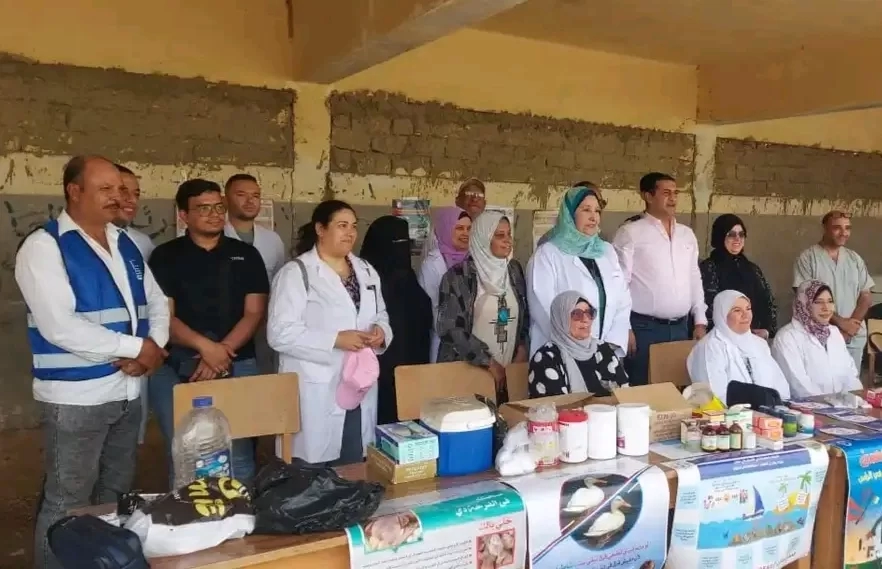 قافلة شاملة لجامعة القناة بقرية الرائد بالسويس ضمن مبادرة "حياة كريمة" 18 - جريدة المساء