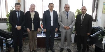 رئيس البحوث الزراعية يلتقي السفير الأوزبكستاني بالقاهرة لبحث سبل التعاون الزراعي 1 - جريدة المساء