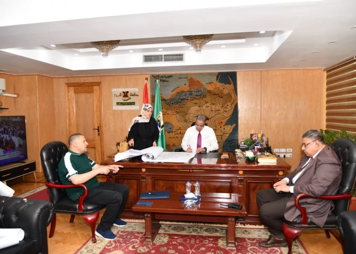 محافظ الفيوم يعتمد المخطط التفصيلى لقرية "أبو شنب" بأبشواى وتعديل المخططات التفصيلية لقرى "مركز إطسا" 15 - جريدة المساء