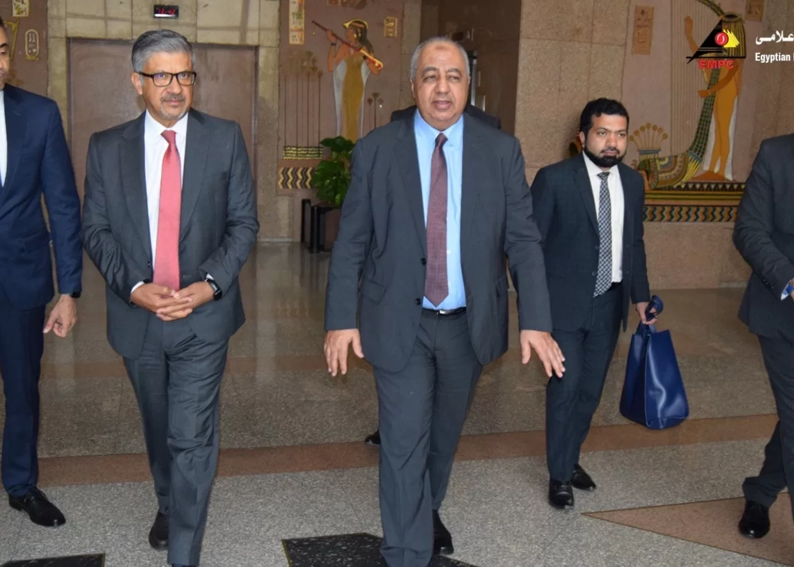 عبدالفتاح الجبالى يستقبل السفير الباكستاني بمدينة الإنتاج الاعلامى 18 - جريدة المساء