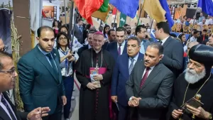 إحتفالاً بذكرى دخول العائلة المقدسة ومباركتها لأرض الشرقية ... محافظ الشرقية يشهد فعاليات المنتدي السياحي الدولي الأول لمسار العائلة المقدسة بمنطقة آثار تل بسطا بالزقازيق 99 - جريدة المساء